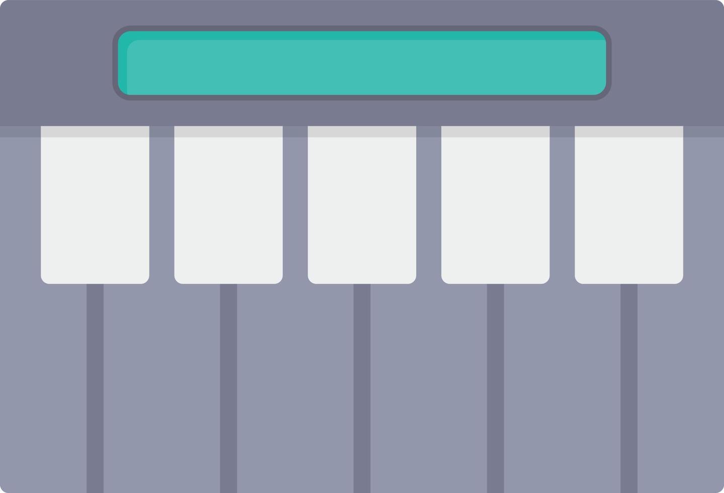 Piano Flat Icon vector