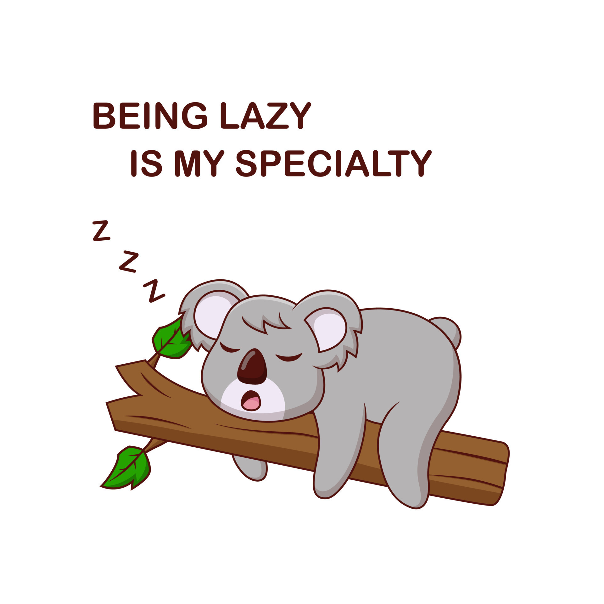 Cartoon cute koala sleeping on a branch. Cute cartoon animal. Vector illustration 9428303 Vector Art at Vecteezy Cartoon cute koala sleeping on a branch. Cute cartoon animal. Vector illustration 9428303 Vector Art at Vecteezy