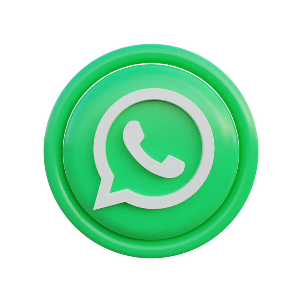 3D-Social-Media-Symbole WhatsApp png