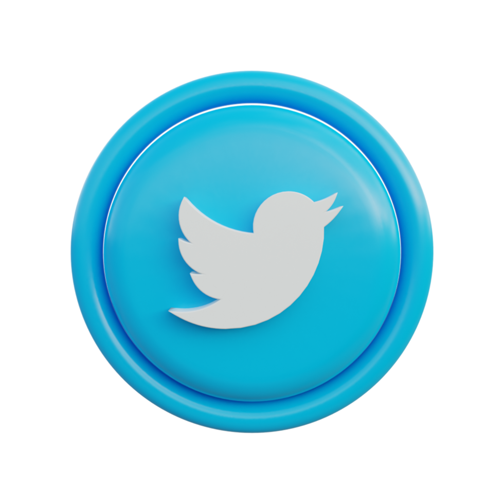 3D-Social-Media-Symbole Twitter png