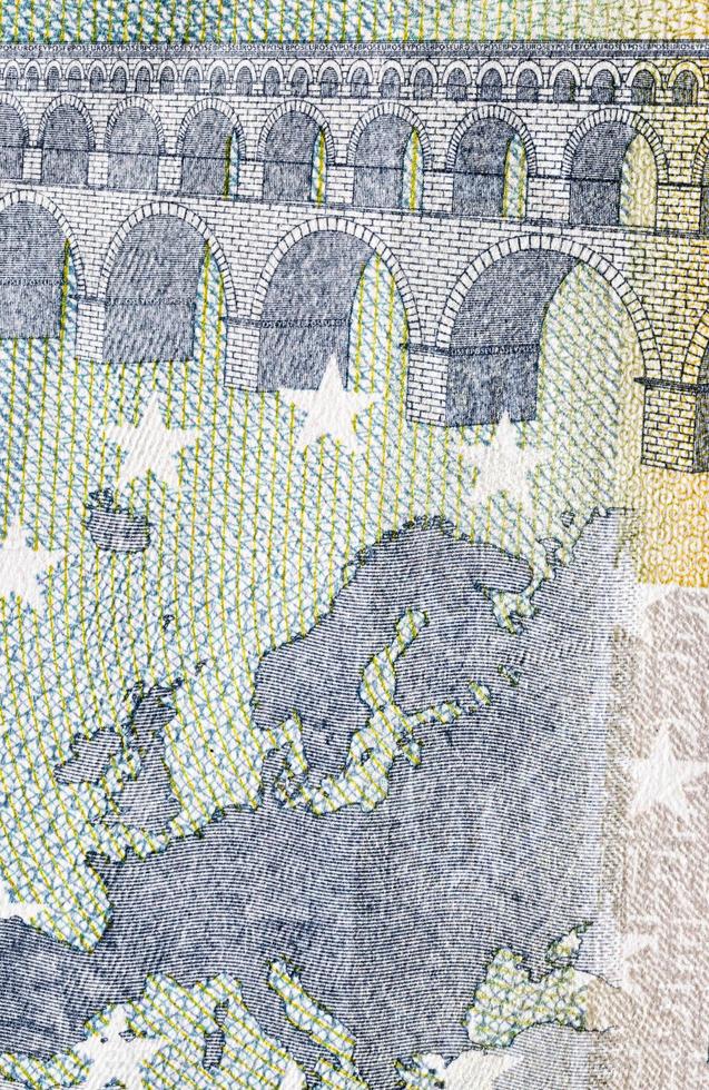 five Euro, close up photo