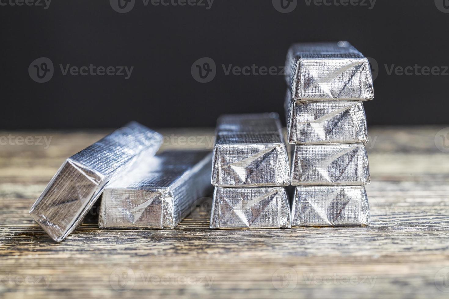 chocolate in foil photo