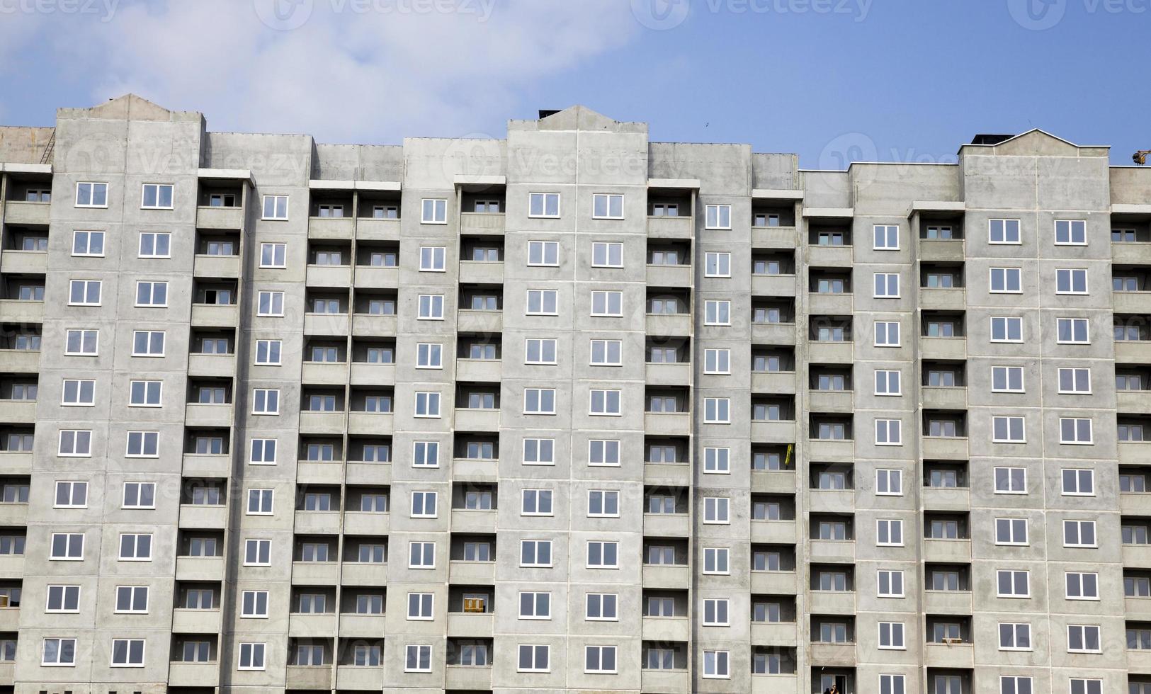 construcción de un edificio moderno foto