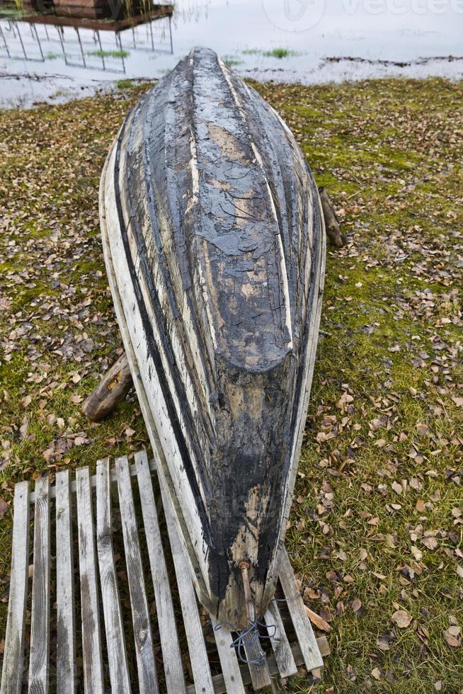 old wooden boat photo