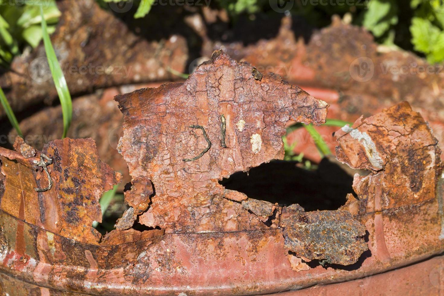 old metal surface photo