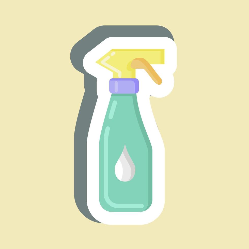 Sticker Spray. suitable for Kids symbol. simple design editable. design template vector. simple illustration vector