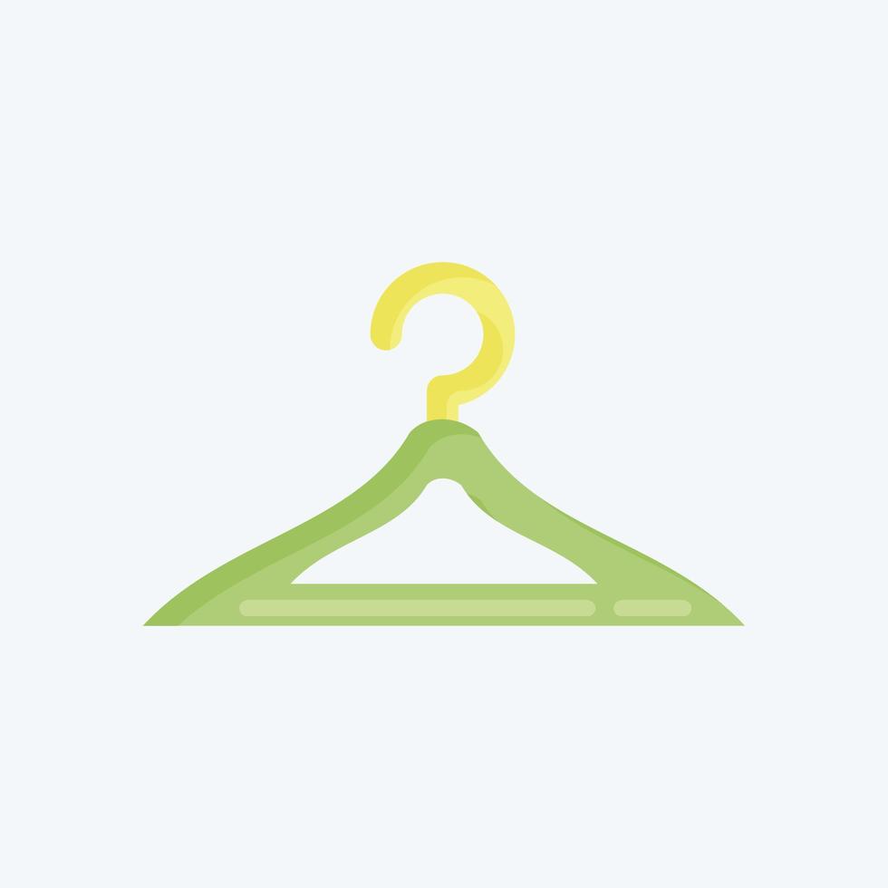 Icon Hanger. suitable for Kids symbol. flat style. simple design editable. design template vector. simple illustration vector