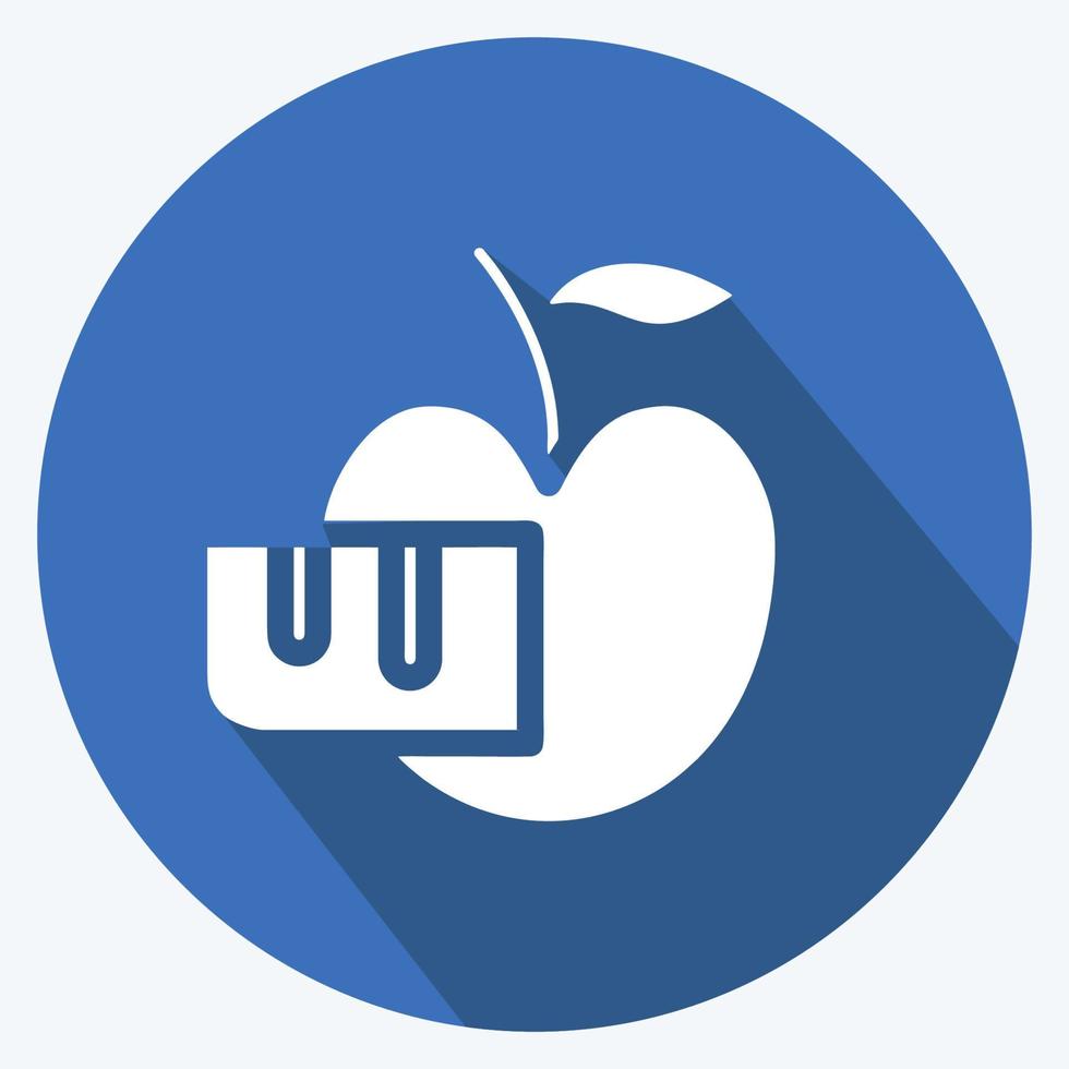 Icon Body Care. suitable for Healthy symbol. long shadow style. simple design editable. design template vector. simple illustration vector