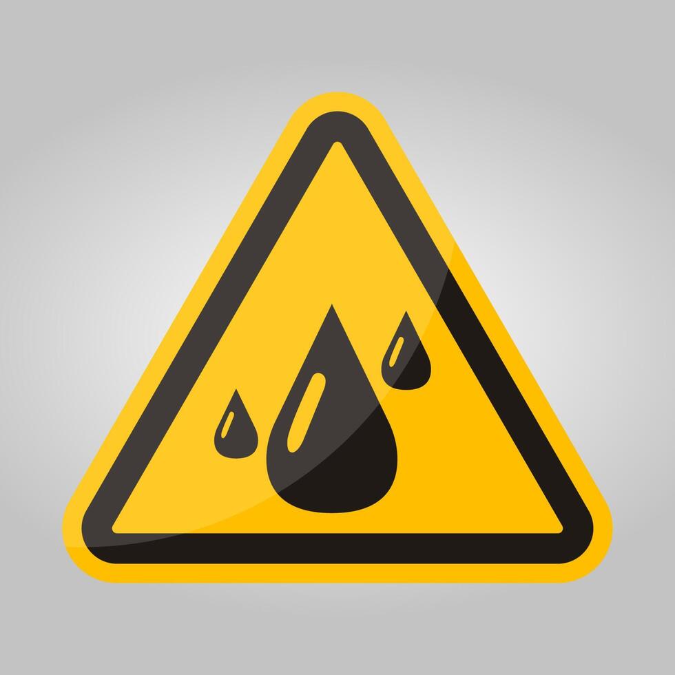 Do Not Let Water And Humidity Touch The Filter Symbol vector