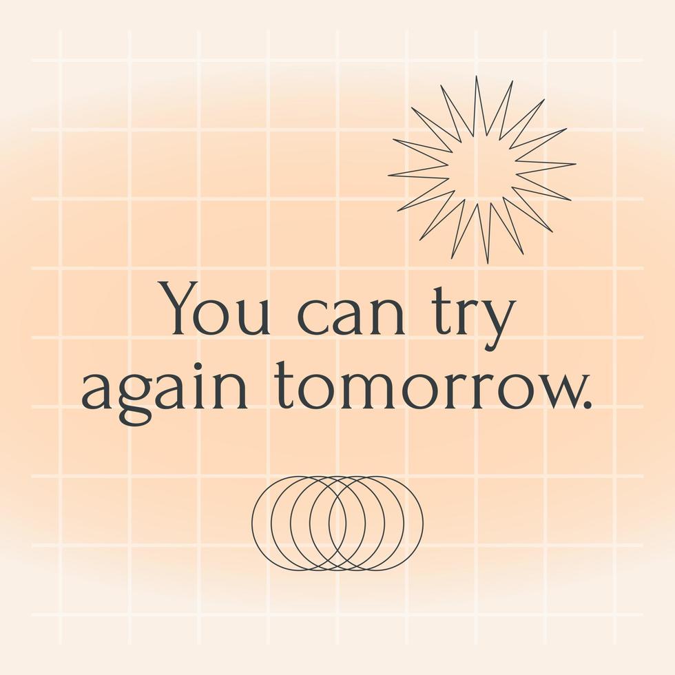 Set of Editable minimal square banner template with abstract quotes. Backdrop for social media post vector