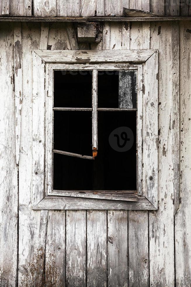 wooden white building. photo