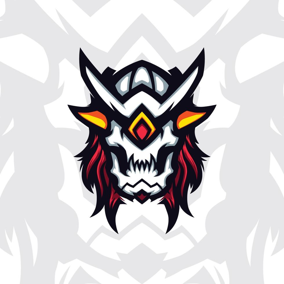 monster cyclops head vector portrait avatar