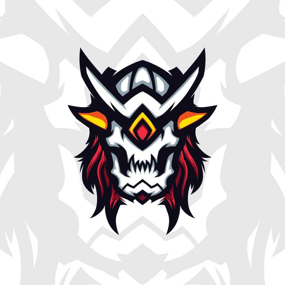 monster cyclops head vector portrait avatar