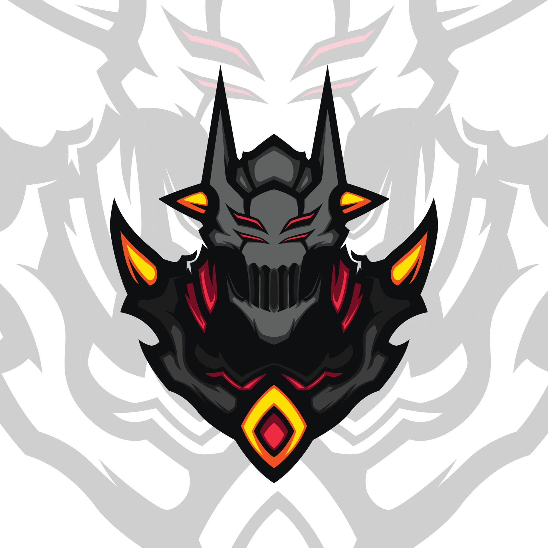 Premium Vector | Mighty lord : logo e-sport gaming
