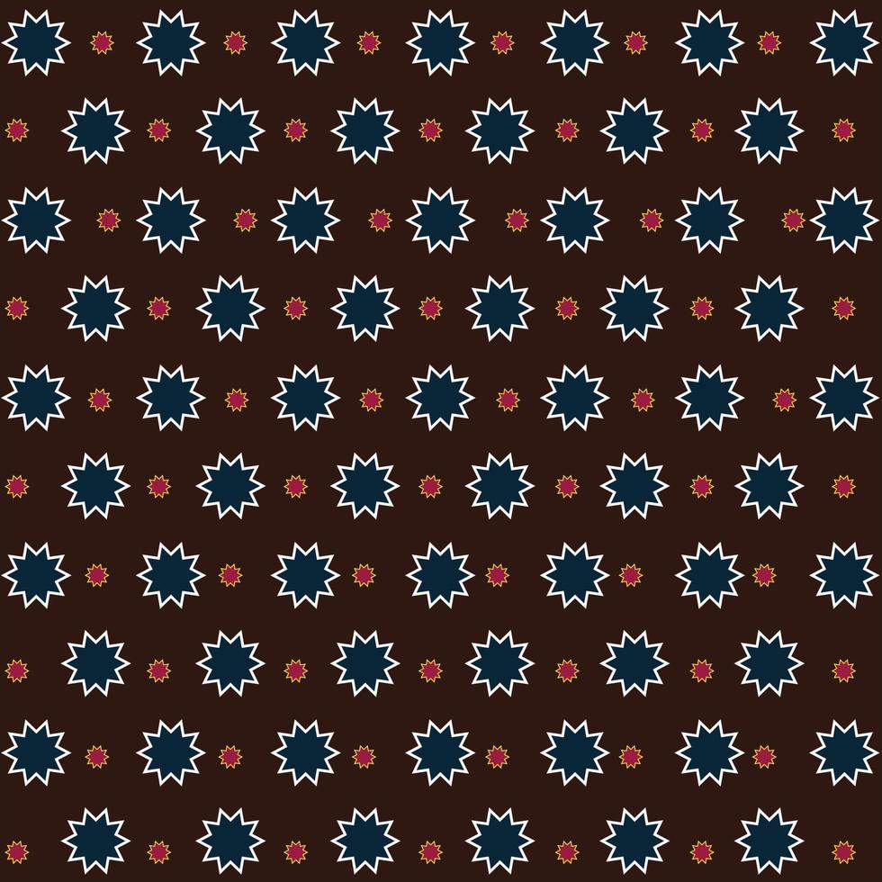zigzag shapes blue on a brown background vector