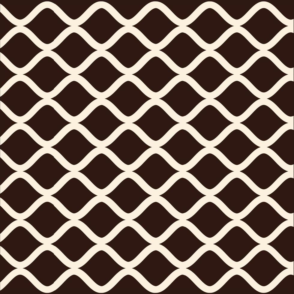 urved lines white on a brown background vector