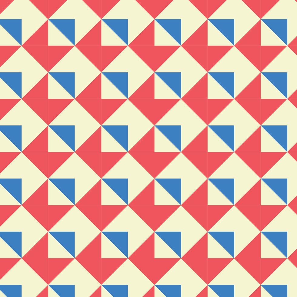 Geometric pattern with beautiful color combination. Seamless pattern, background vector