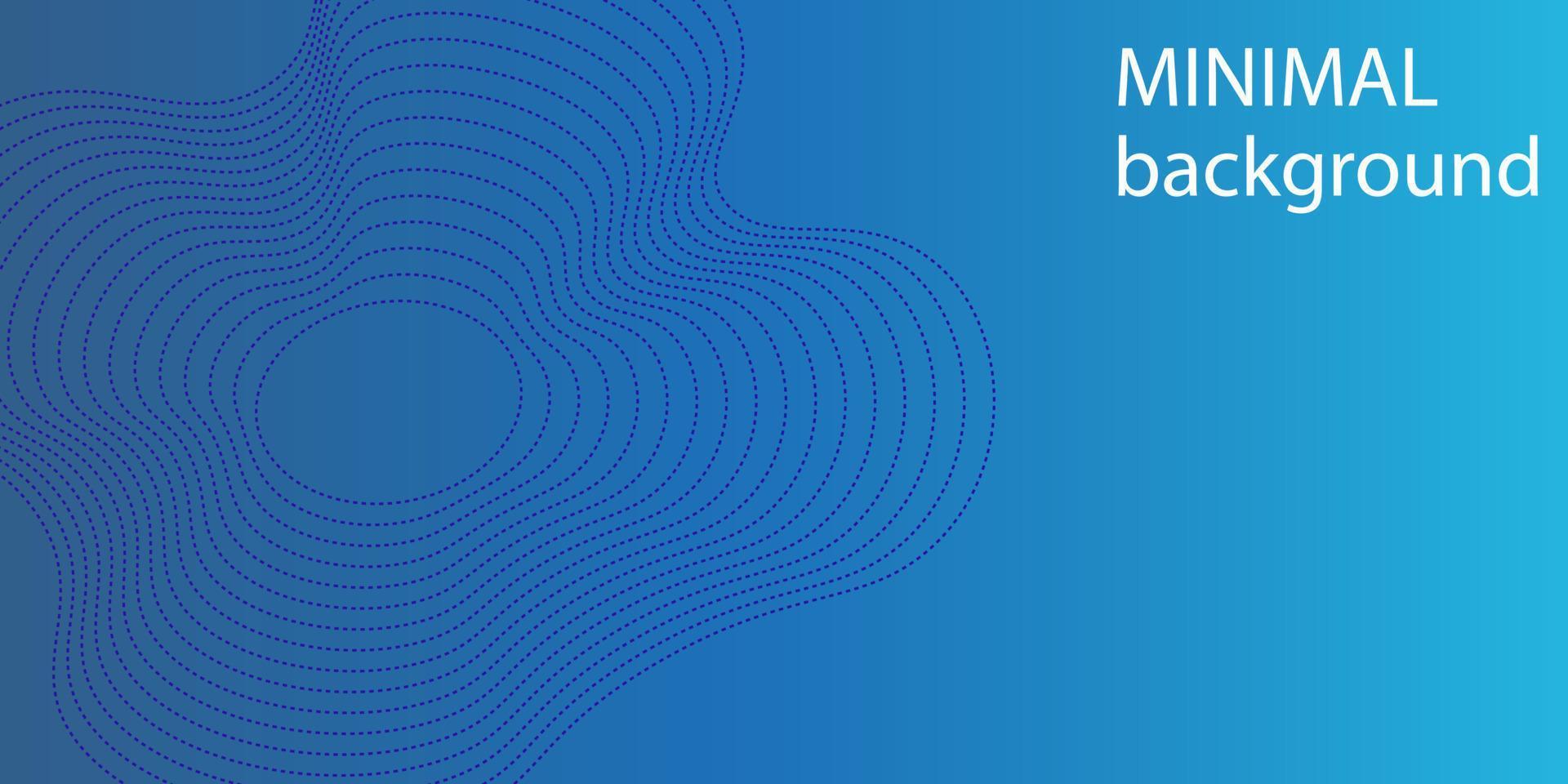 Minimal blue gradient background vector