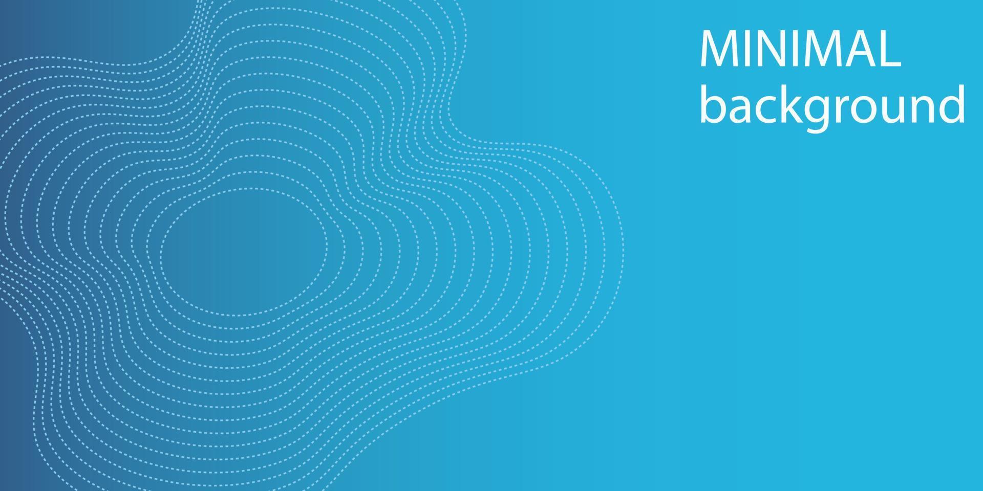 Minimal blue gradient background vector