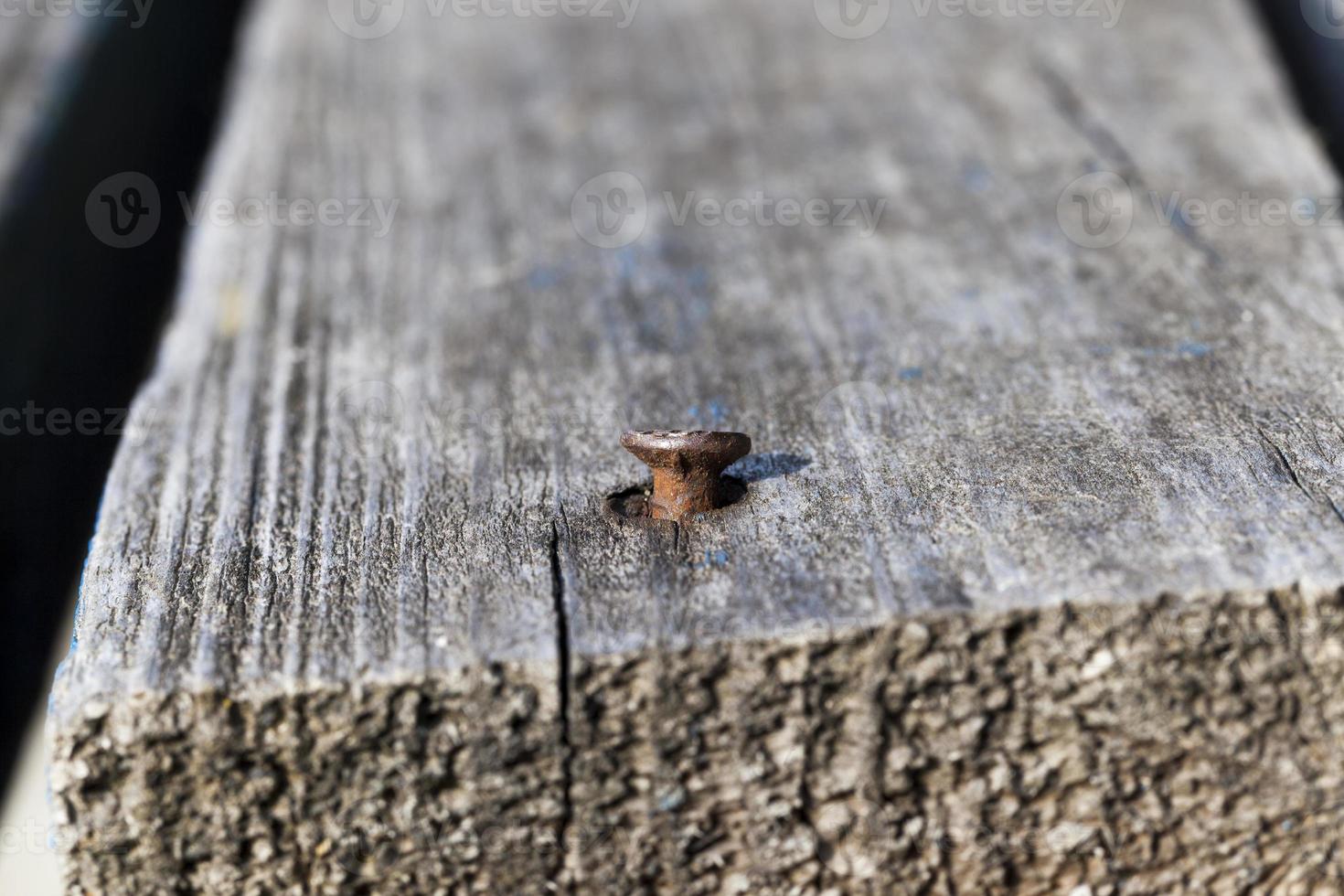 Old wooden boards photo