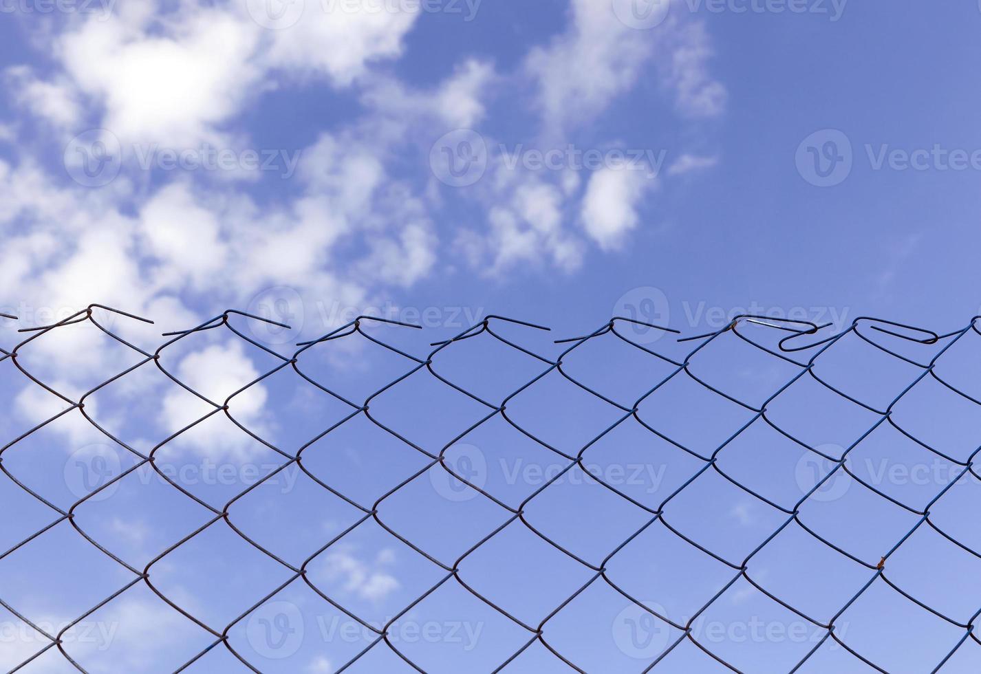 metal fence, close up photo