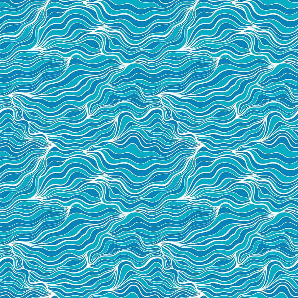 Seamless abstract pattern background. Decorative design freehand creative paint. Texture chaotic element. vector
