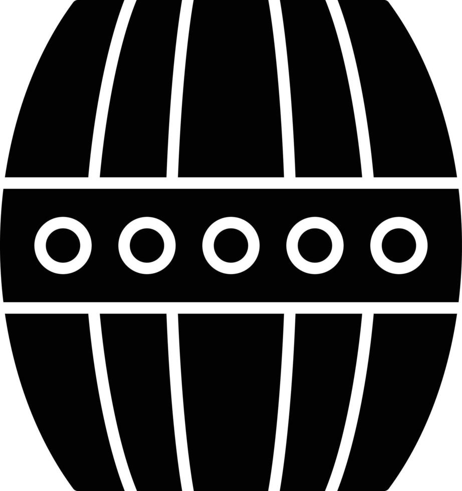 Barrel Glyph Icon vector