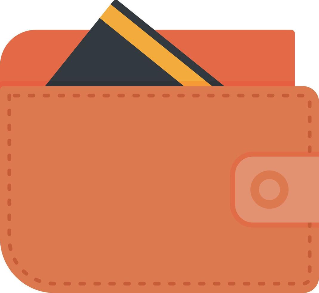 Wallet Flat Icon vector
