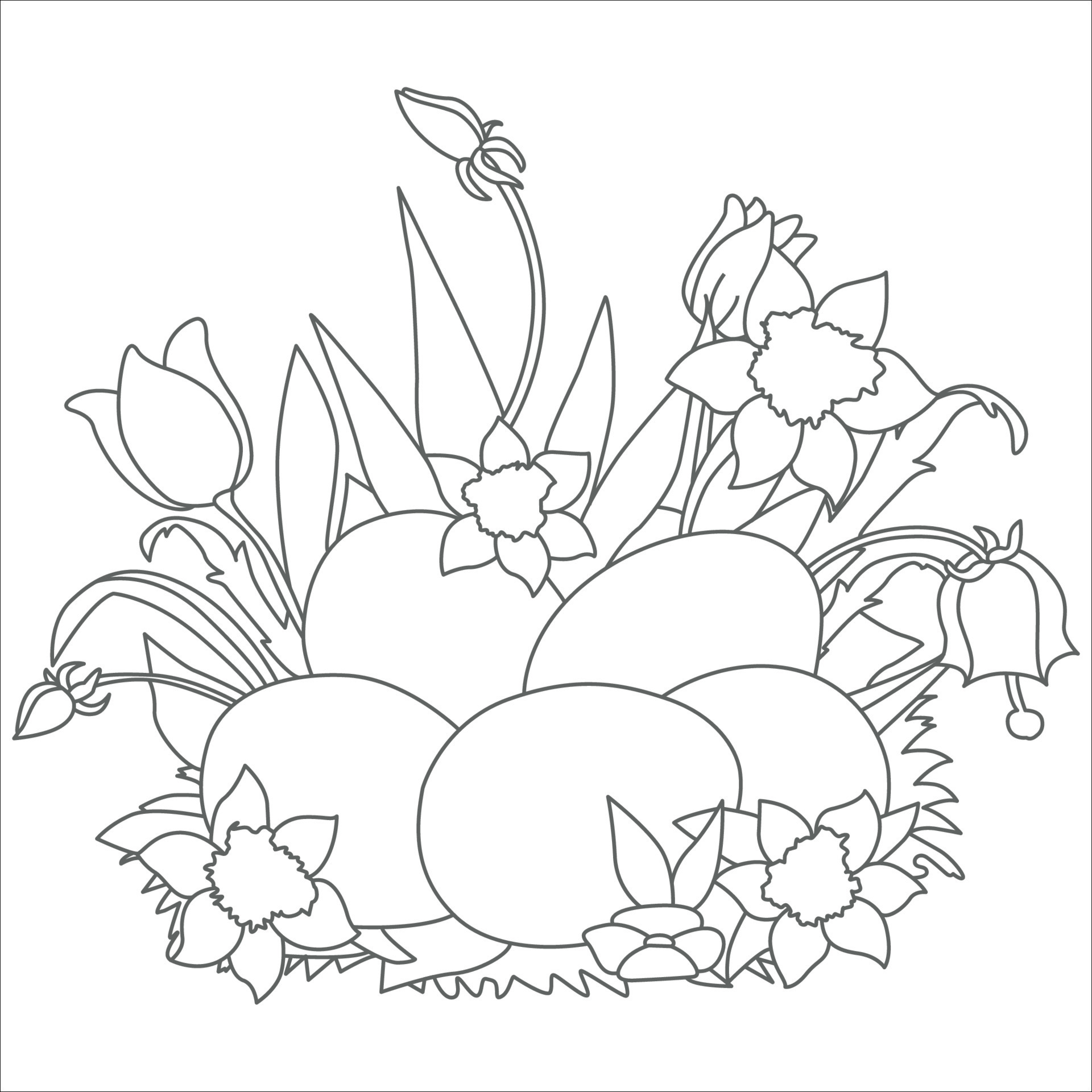 Easter Colouring Pages Vector Art, Icons, and Graphics for Free Download