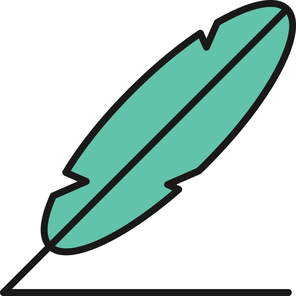 Writer Line Filled vector