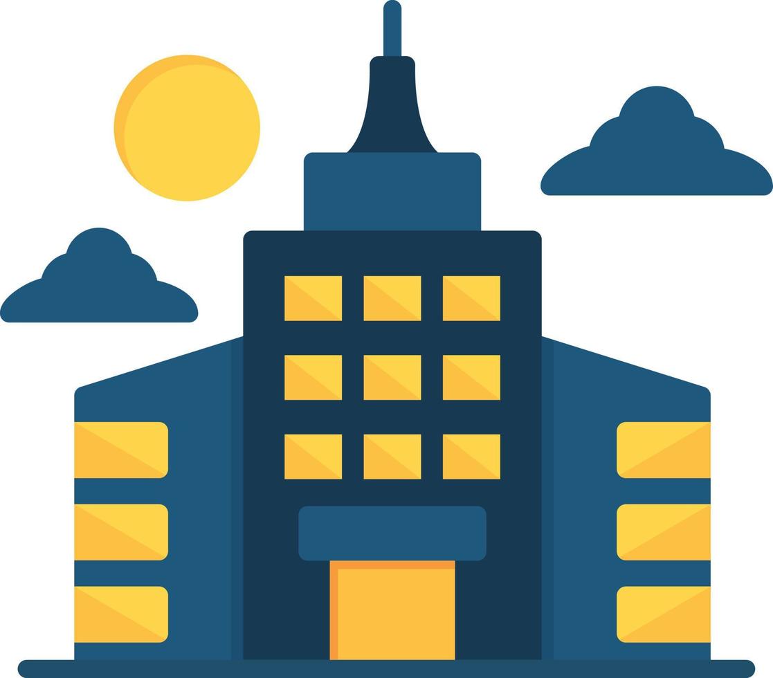 Cityscape Flat Icon vector