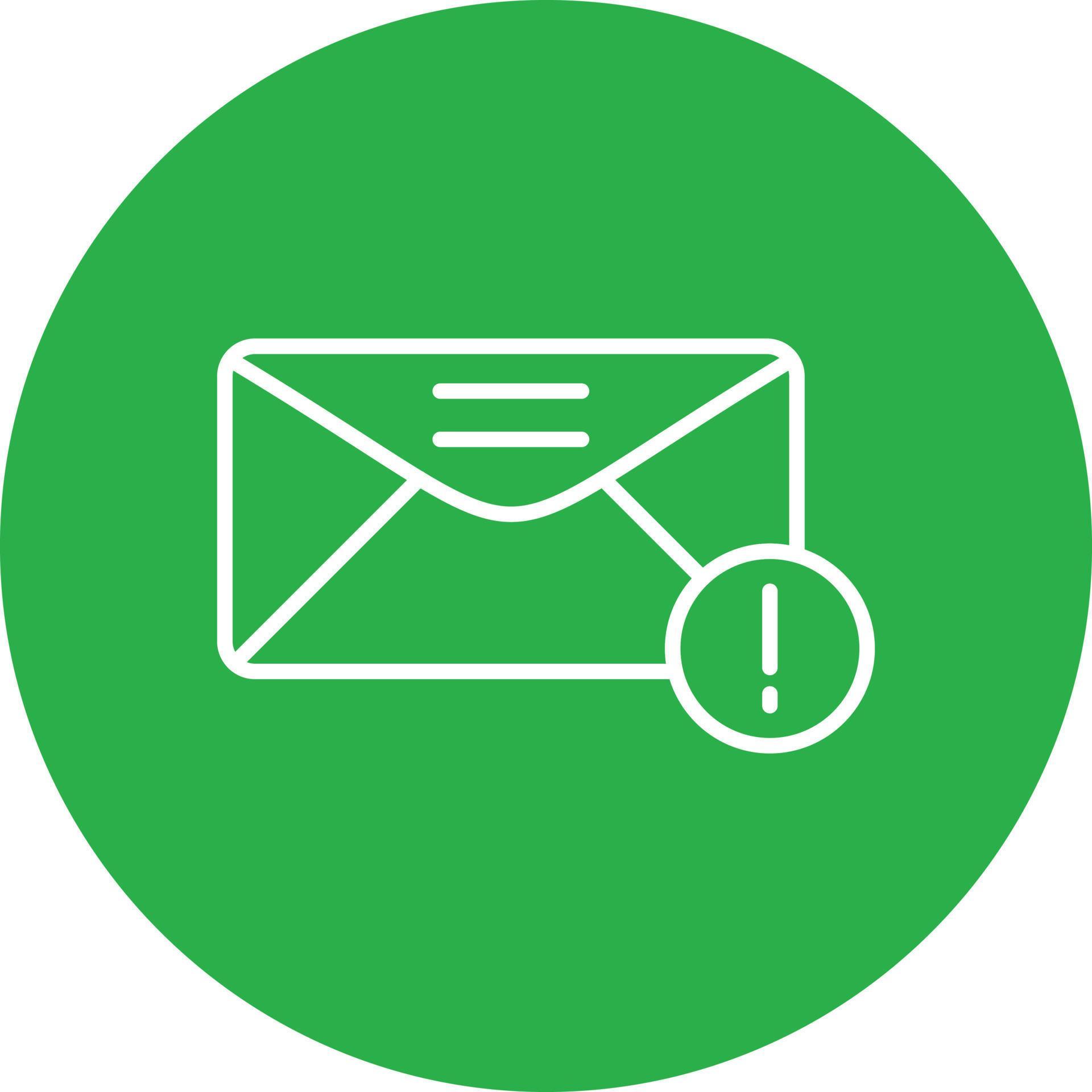 Urgent Mail Line Circle Multicolor 9433382 Vector Art at Vecteezy