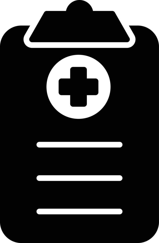 Check List Glyph Icon vector
