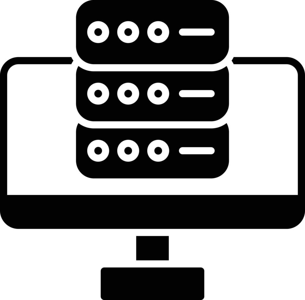 Database Glyph Icon 9434127 Vector Art at Vecteezy