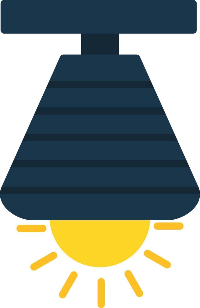 Lamp Flat Icon vector