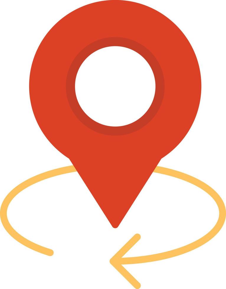Rotate Flat Icon vector