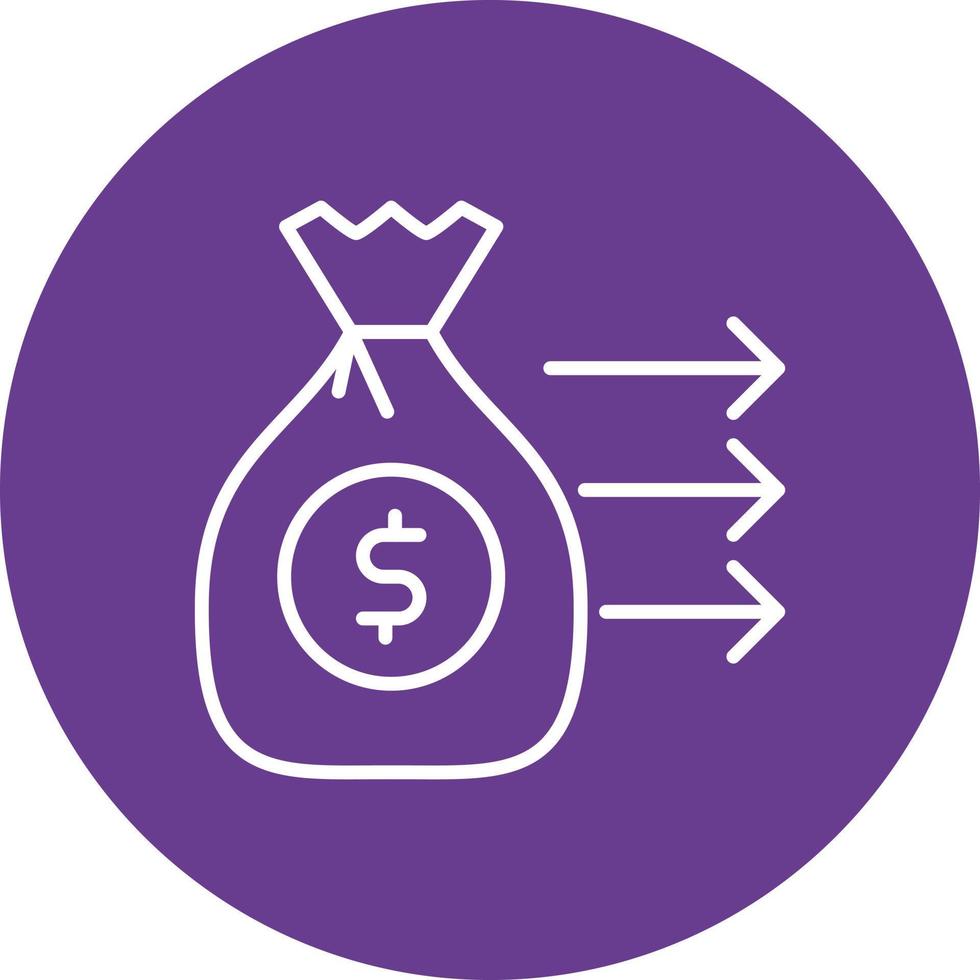 Payment Gateway Line Circle Multicolor vector