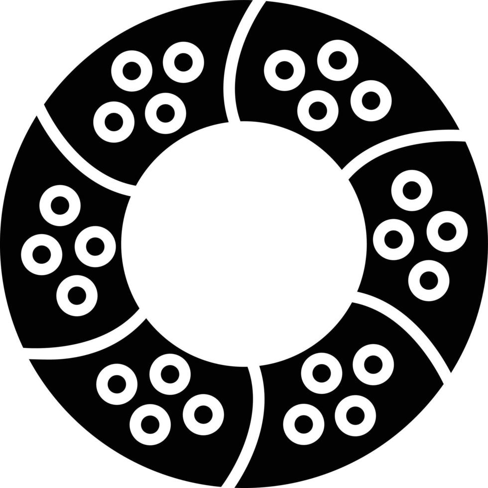 Simit Glyph Icon vector