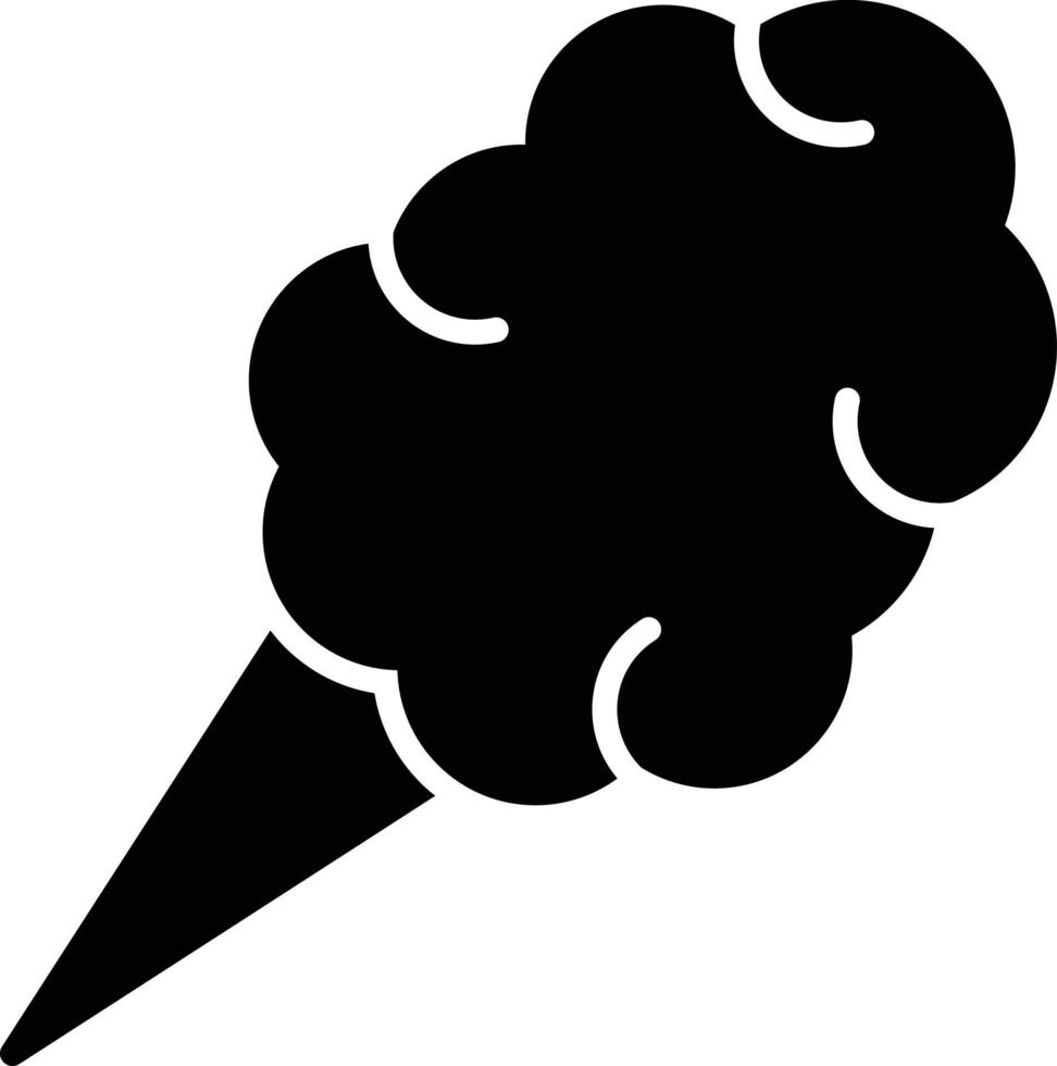 Cotton Candy Glyph Icon vector