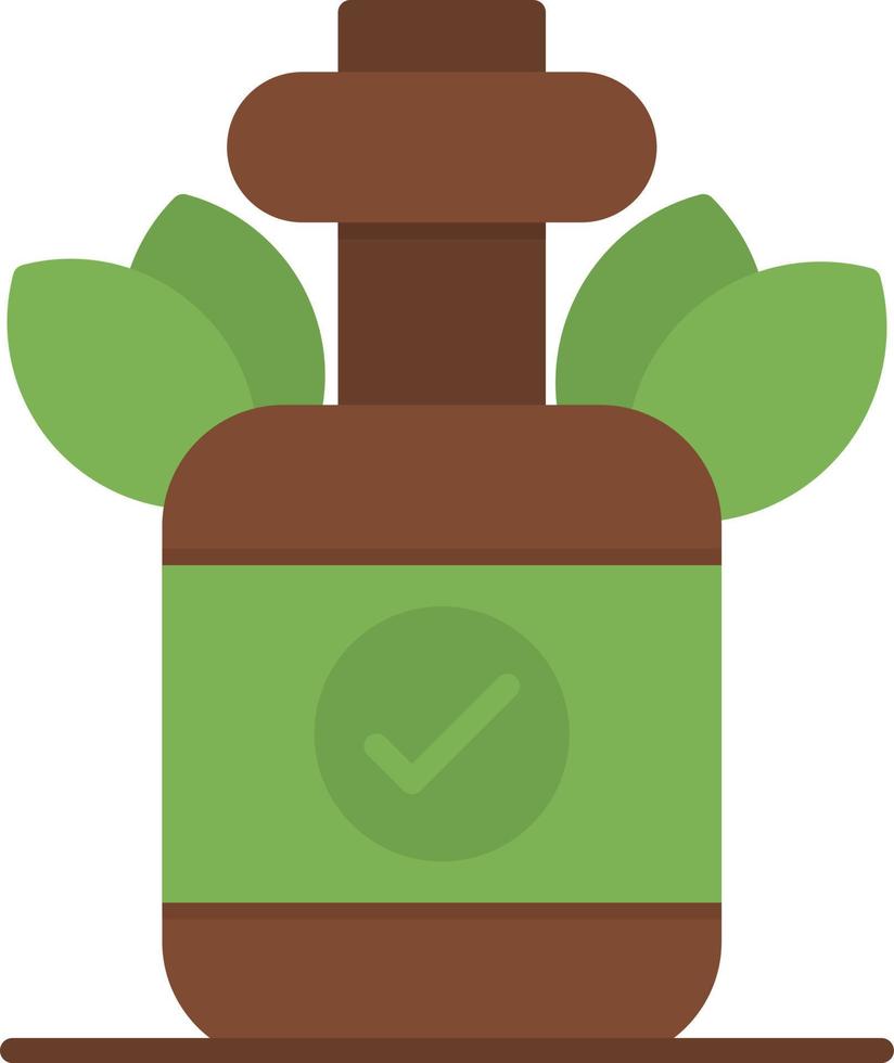 icono plano de aceite de oliva vector