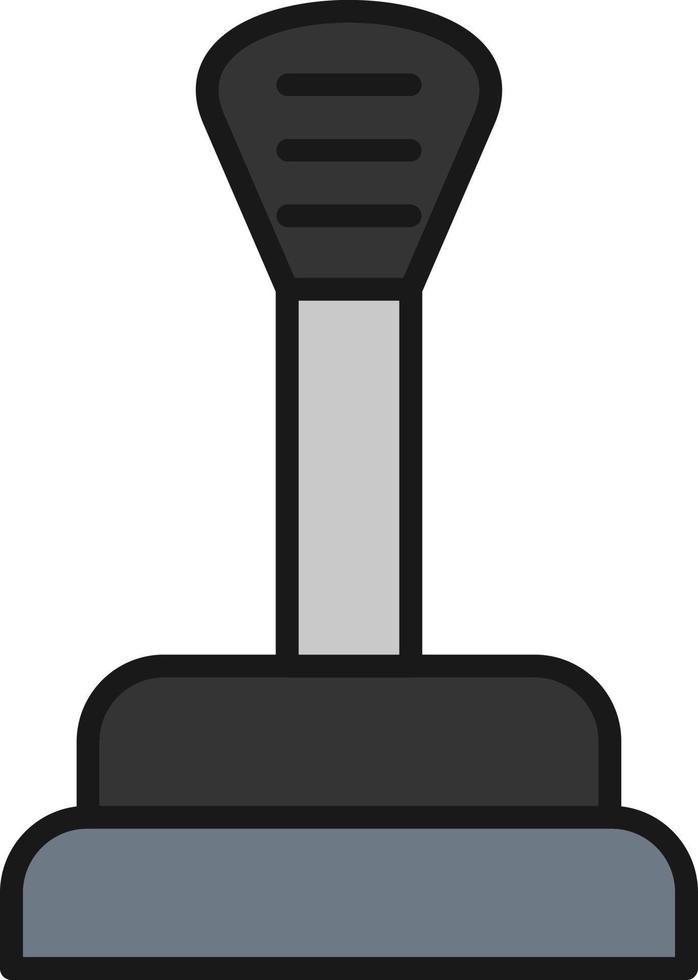22 -  Gear Stick Glyph Icon vector