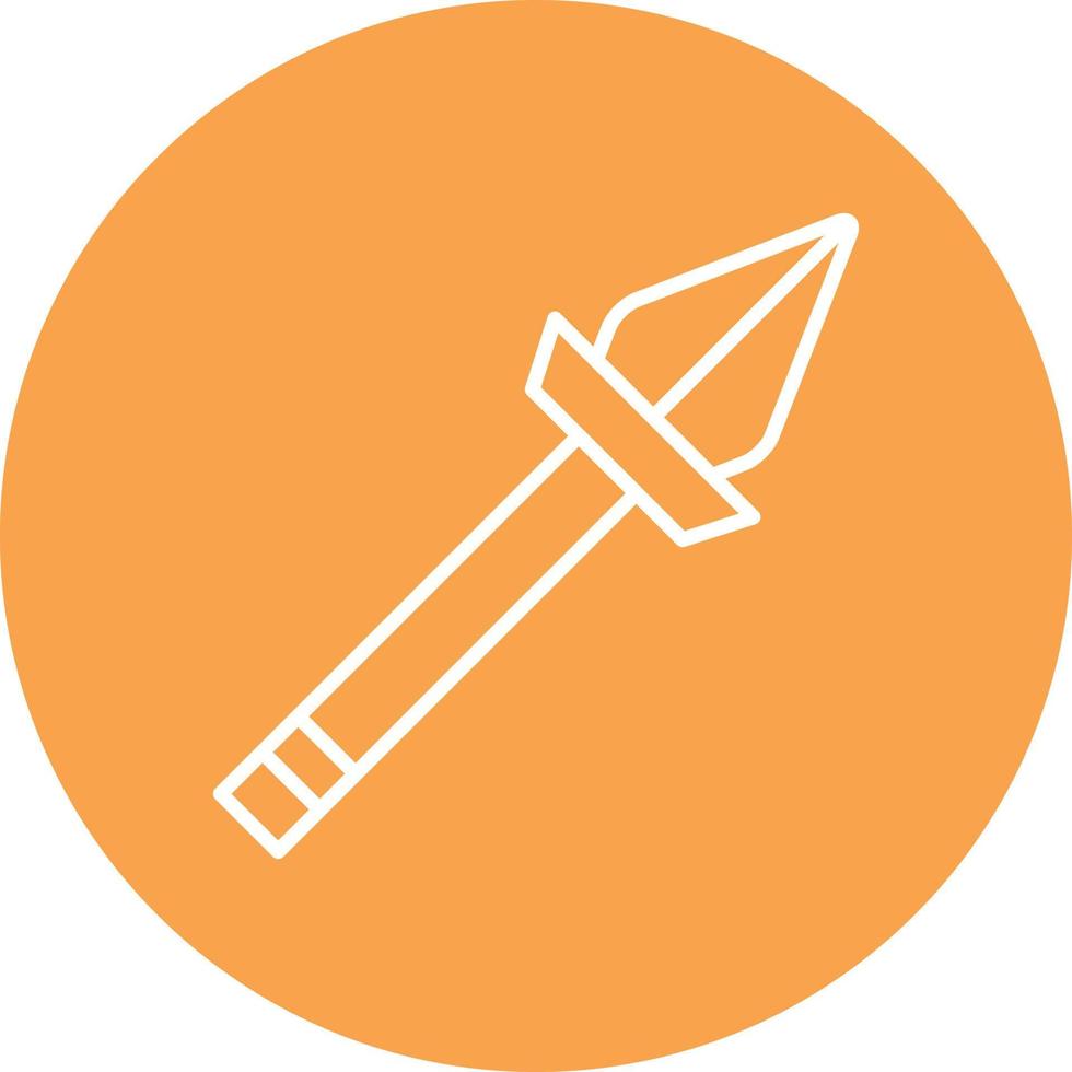 Spear Line Circle Multicolor vector
