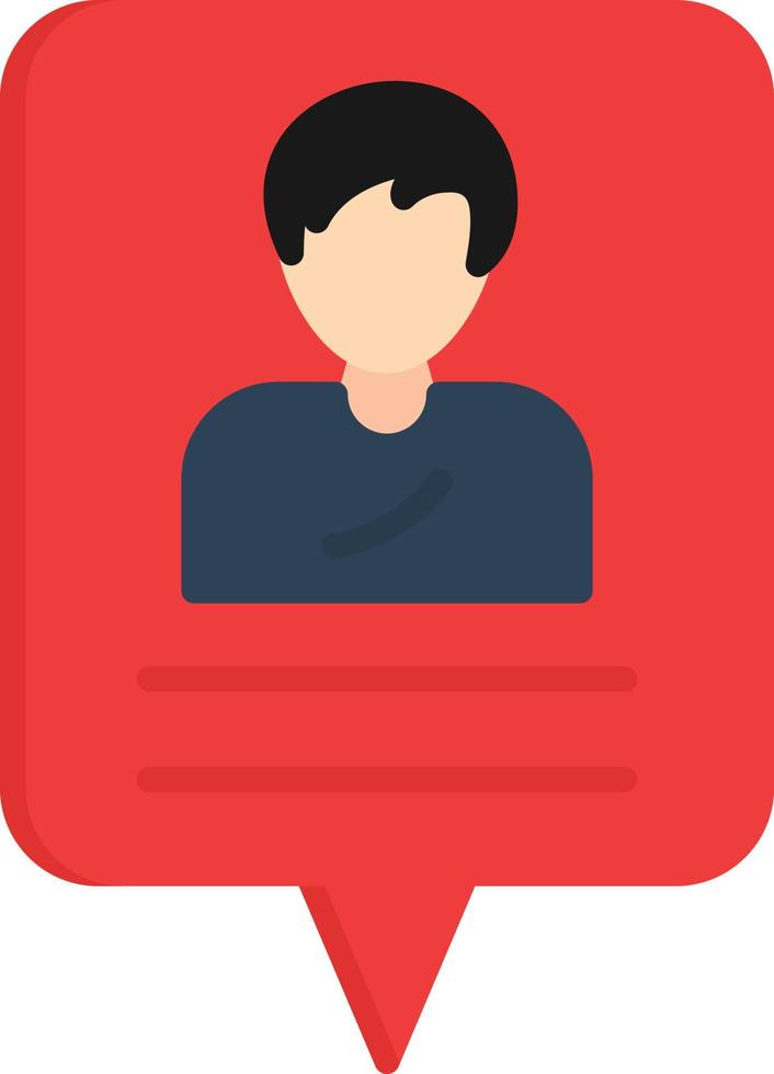 Follower Flat Icon vector