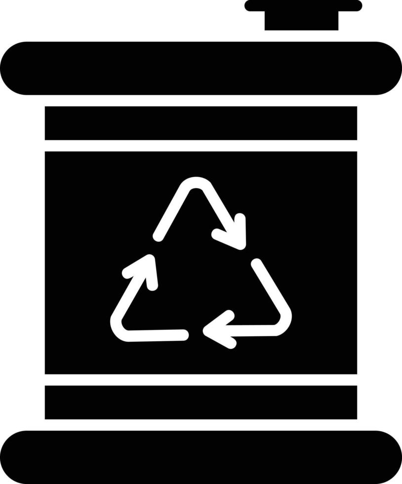 Barrel Glyph Icon vector