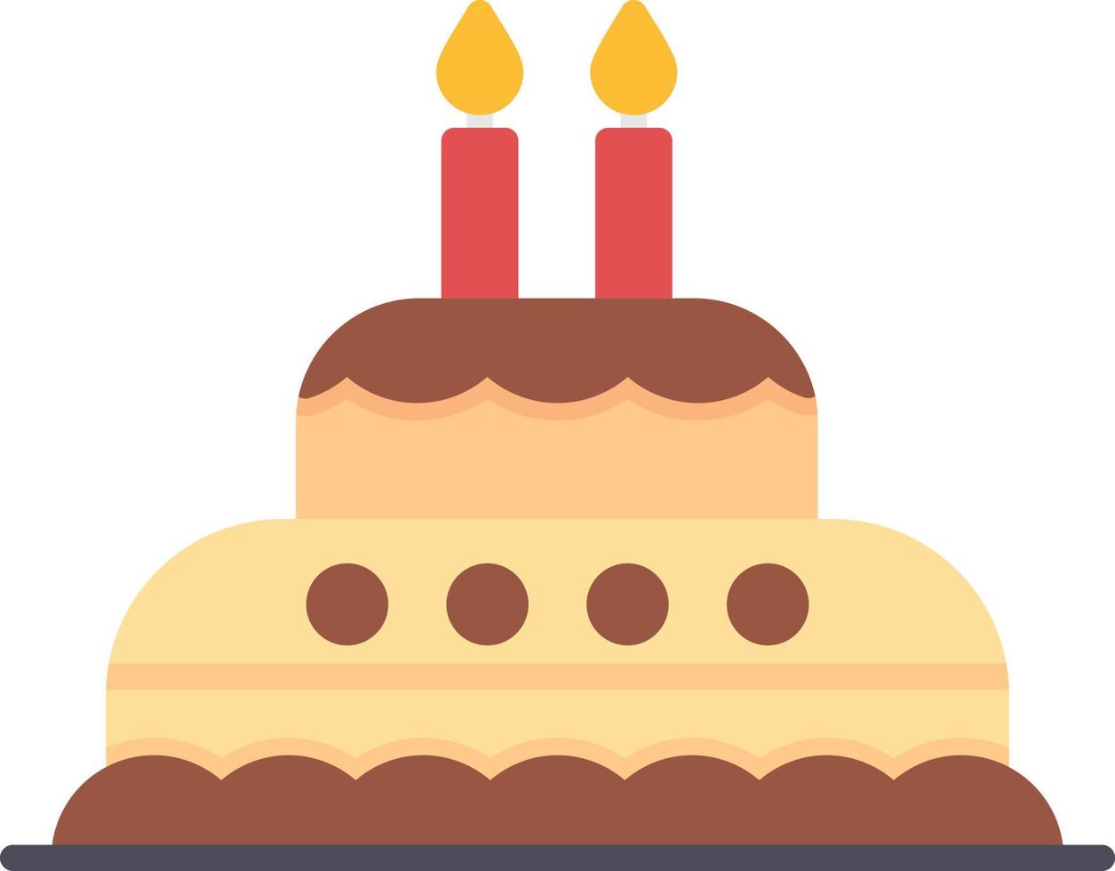 Cake Flat Icon vector
