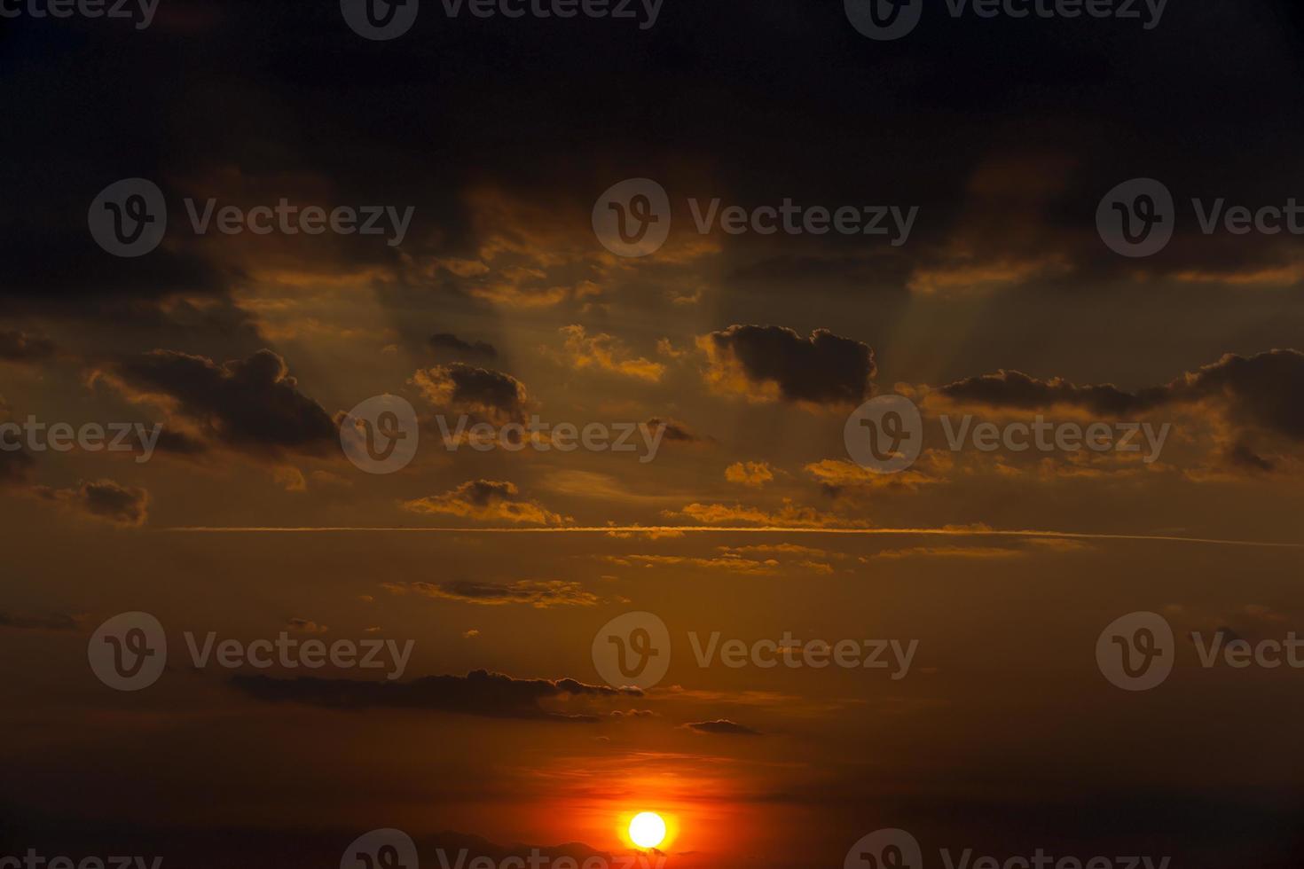 disk of the sun, sunset photo