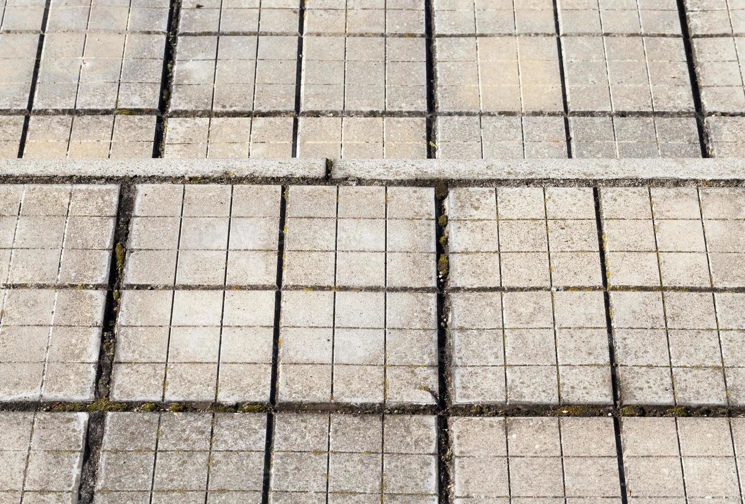 concrete tiles, stairs photo