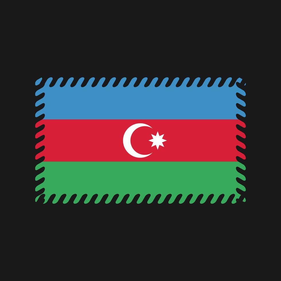 vector de la bandera de azerbaiyán. bandera nacional