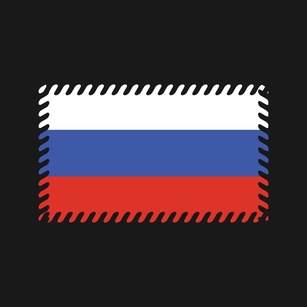 vector de la bandera de rusia. bandera nacional