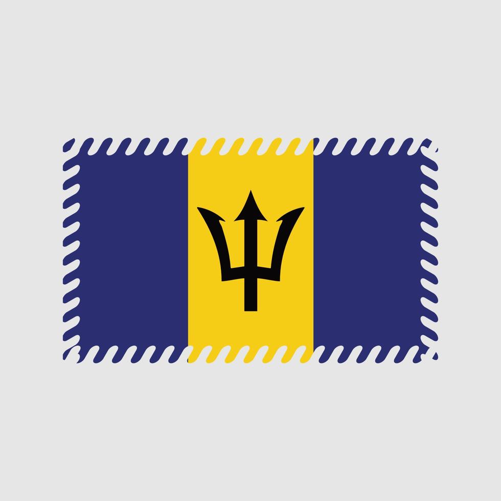 Barbados Flag Vector. National Flag vector